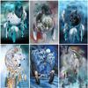 5D DIY Diamond Painting Wolf Rhinestone Mosaic Full Round/Square Drill Diamond Art Embroidery Animals Dreamcatcher Handmade Gift