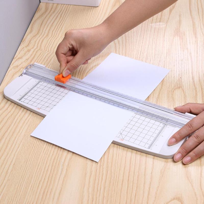 Portable A4 Paper Trimmer Precision Paper Cutter Plastic Cutting Machine Office Labels Photo Cutting Mat Machine DIY Craft