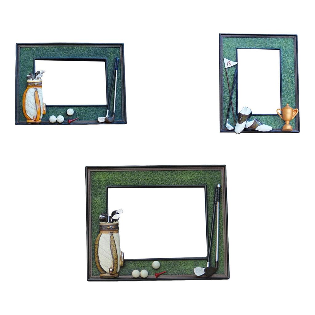 Golf Photo Display, Easy to Install Table Decoration, Display Case, Home Desktop