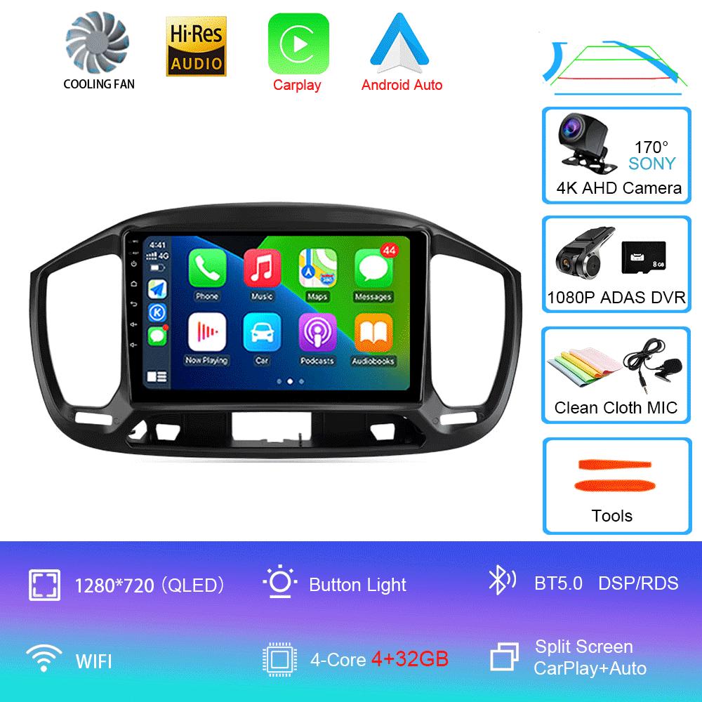 For Fiat Uno 2014 2015 2016 2017 2018 2019 2020 Car Radio Android 14 Carplay Auto GPS Multimedia Player Stereo video WIFI+4G DSP