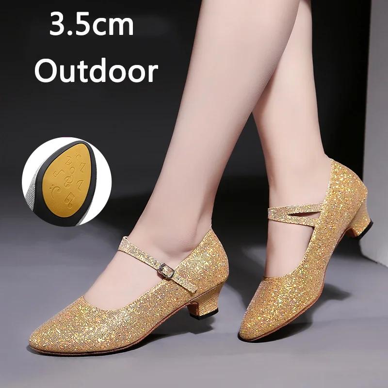 Бальные Кроссовки Туфли для Латиноамериканских Танцев indoor/outdoor Женские Мягкая Подошва Танцевальная Обувь Современный Джаз Танго Туфли Закрытый Носок