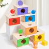 Wooden Montessori Kindergarten Early Childhood Teaching Aids Toys Montessori Infant Color Shape Cognition
