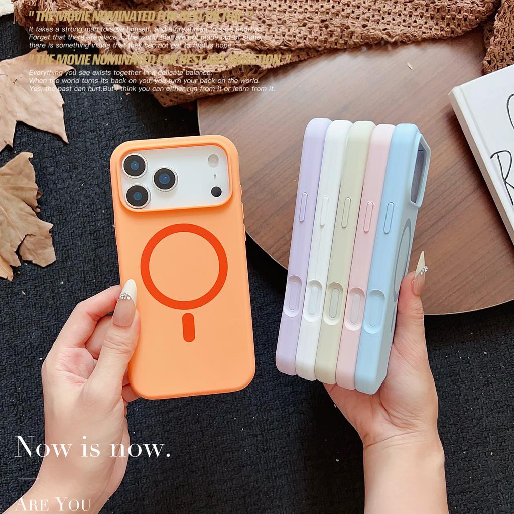 Luxury Official Silicone For Magsafe Magnetic Phone Case For 17 Air 16 15 14 13 12 17 Pro Max Must Haves Cover
