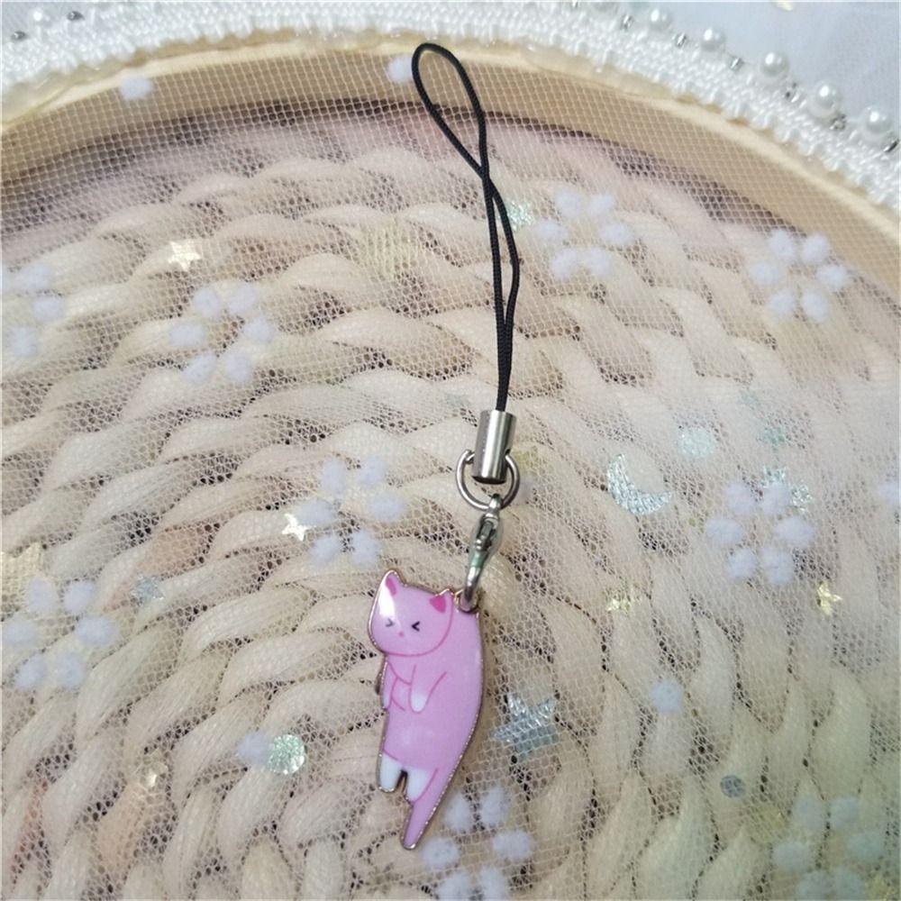 Bag Charms Case Strap Decor Phone Lanyards Cat Phone Strap Phone Hanging Charms Mobile Phone Strap