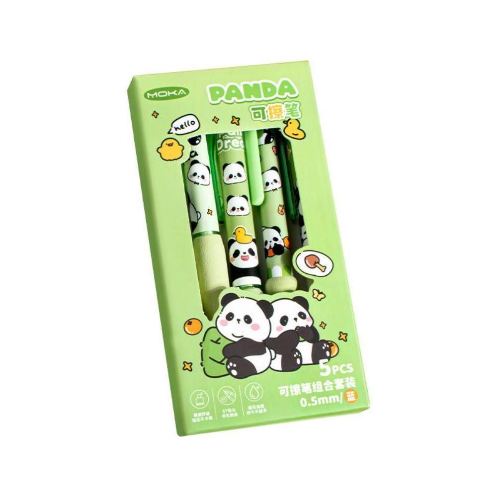 5 шт. 0,5 мм стираемые ручки синие чернила нейтральная ручка креативная стираемая гелевая ручка школьные принадлежности