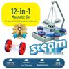12-in-1 Magnetic Science Experiment Set: Physics & Education Toy for Kids