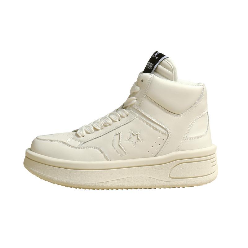 Женская спортивная обувь на платформе, ботинки на шнуровке, повседневная обувь, увеличивающая рост, высокие туфли на толстой подошве, универсальная женская обувь