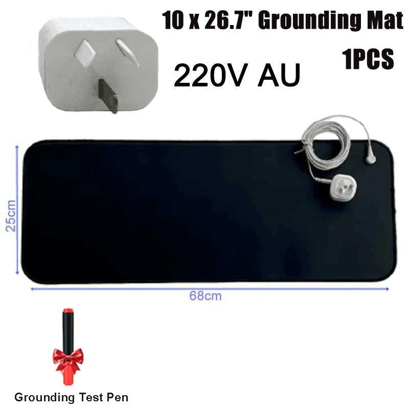 Grounding Mat for Feet 3MM Thickened Earthing Pad Improve Sleep Pain Relief Inflammation Reduce Anxiety for Working