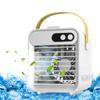 Air Conditioner Fan With Phone Holder Mirror Cooling Air Cooler Humidifier 180mL Space Cooler 3 Speeds USB Air Cooler