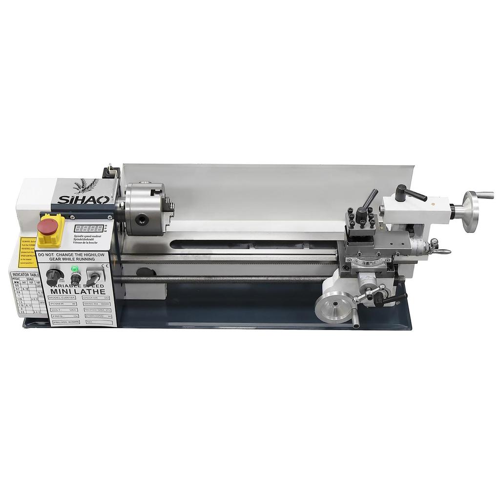220V Lathe 180*350MM Plastic Gears without Tool Rest and Center Frame