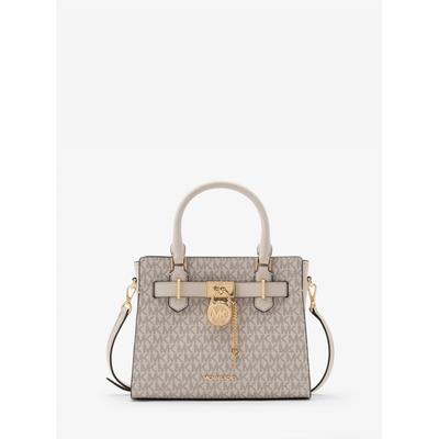 Сумка Hamilton Satchel Small Mk Signature 35f1ghms1b2605 светло-кремовая многоцветная