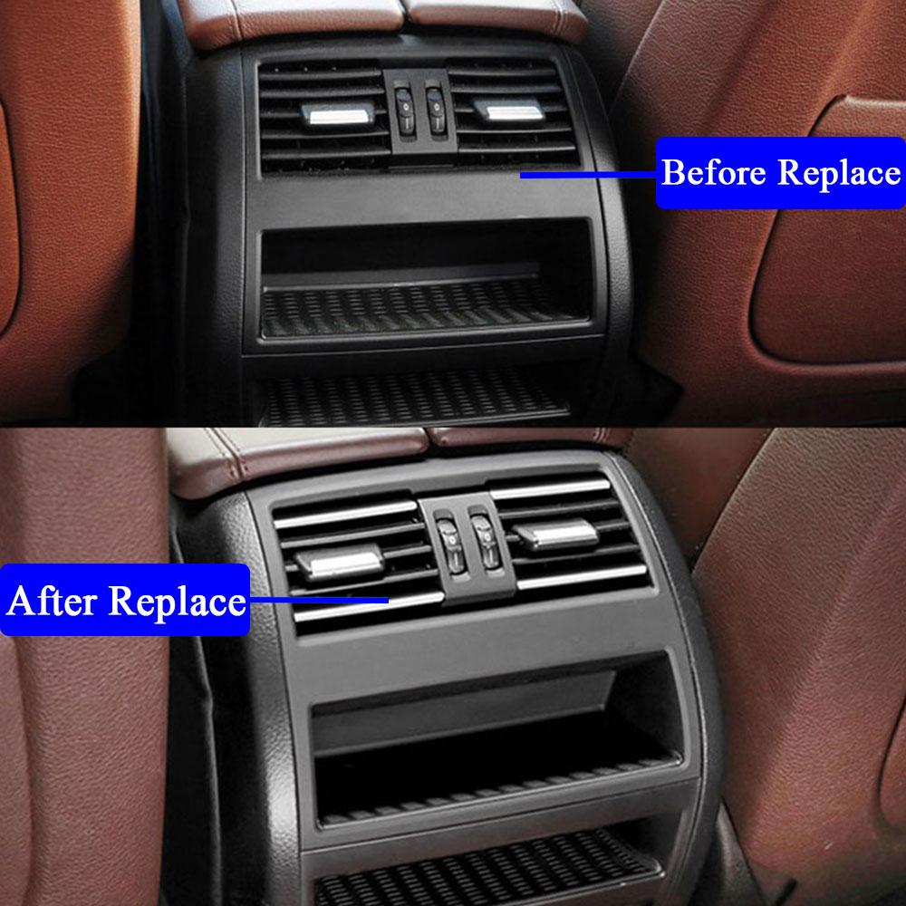 Задняя консоль автомобиля, решетка кондиционера, полная деталь в сборе для BMW 5 серии F10 F11 520 523 525 528 530