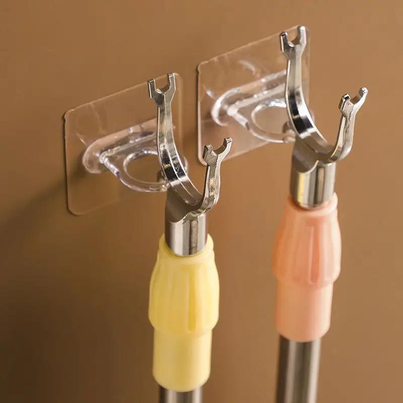 10 шт. Бытовой настенный многофункциональный круглый крючок, без перфорации, бесшовная паста, полка для хранения, кухня, ванная комната