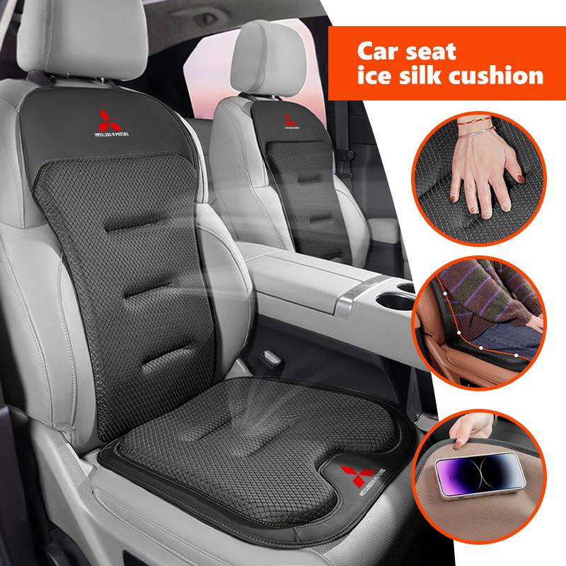 Для автомобиля Mitsubishi Дышащая ледяная шелковая Поднимающая подушка сиденья Чехол Защитная накладка на спинку Аксессуары Outlander Lancer L200 ASX
