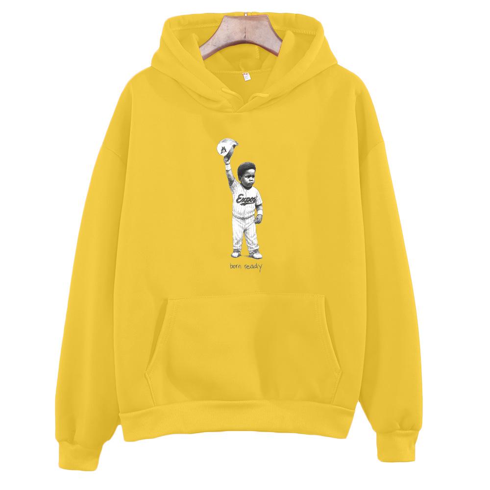 Графические худи Born Ready Vladdy Born Ready Легендарная спортивная одежда Осень Зима Худи с длинным рукавом Унисекс Мода Толстовки Y2K