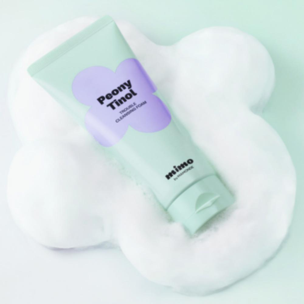 Mamonde [Daiso] Коллекция Peony Tinol для ухода за проблемной кожей и порами (4 типа), Подушечки, очищающая пена, ампула, бальзам