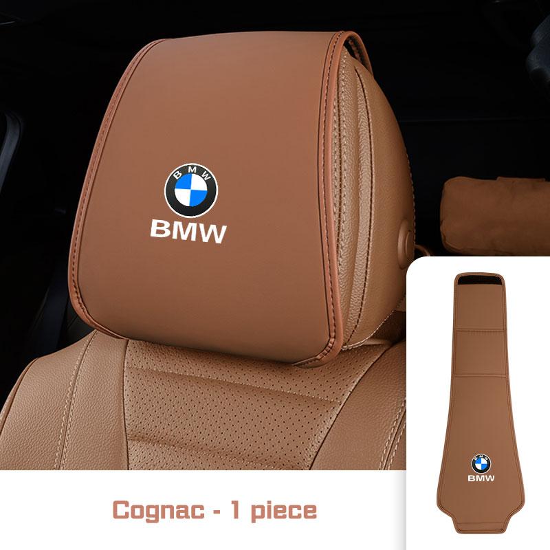 Leather Car Seat Headrest Protective Cover Accessories For BMW 1 2 3 4 5 6 7 Series G20 G30 F48 E90 E36 F30 F10 X1 X3 X4 X5 X6X7 II9