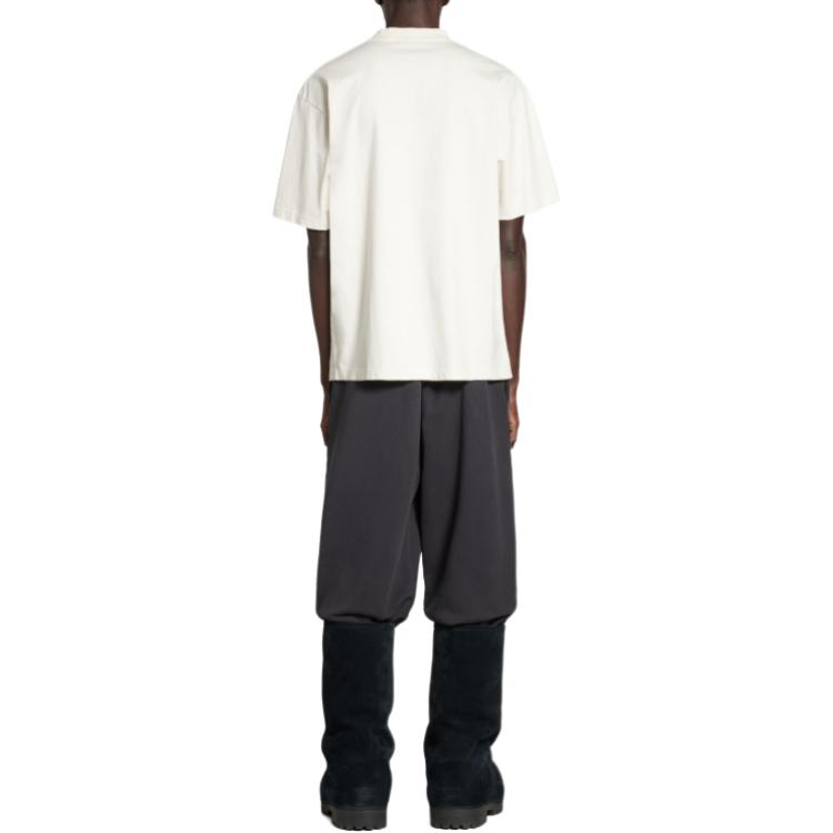Balenciaga Футболка с круглым вырезом и вышивкой логотипа Bb 764235TQVS89121