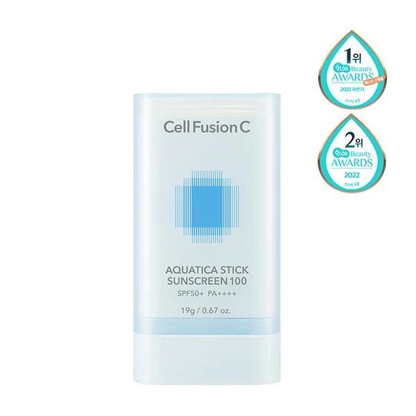 Cell Fusion C Солнцезащитный стик Aquatica 100 SPF50+PA++++ 19г новая упаковка