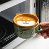 Japanese Cartoon Cat Coffee Mug With Animal Cat Pattern Lid Small Dish Cute Breakfast Cup Creative Coffee Cup Milk Cup Gift2026