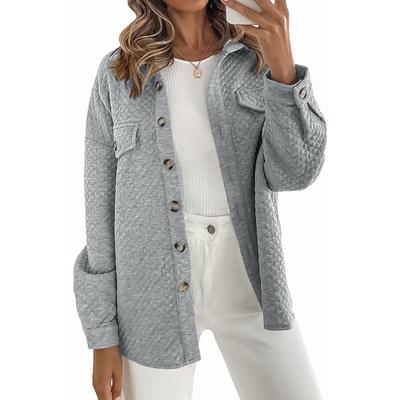 Женская однотонная куртка с карманом в виде ромба, легкая, повседневная куртка с длинным рукавом и лацканами, весна-осень