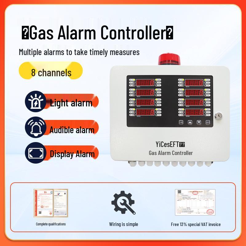 Explosion-Proof Hydrogen Alarm & Charging Station - Fixed Flammable Gas Detector