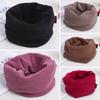 Solid Color Neck Warmer Fleece Face Cover Outdoor Bib Face Bandana  Me