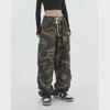 Unisex Retro Camouflage Hip-Hop Slim Overalls