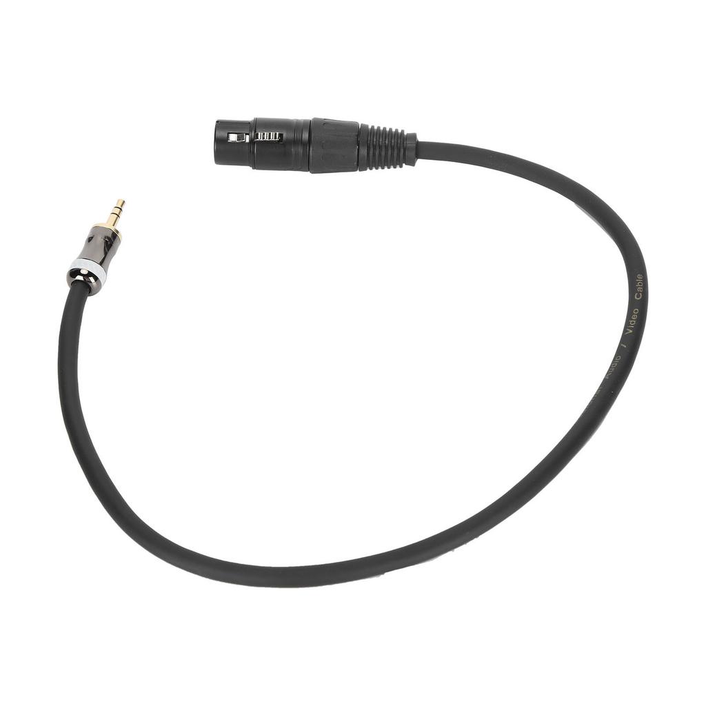JORINDO XLR Female to 3.5mm 1 8in Male Microphone Cable Balanced Signal Interconnection CordJD6025‑0.5m 1.6ft