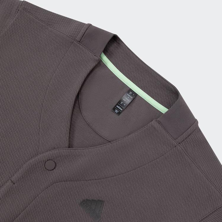 Adidas Деловая повседневная вязаная куртка-кардиган, мужские топы, темно-серый JE8595