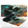 XXL Large Tactical Soldier Gaming Mouse Pad Non-Slip Rubber Base Desk Mat Overlock Edge Keyboard Pad for PC Gamer Office Work