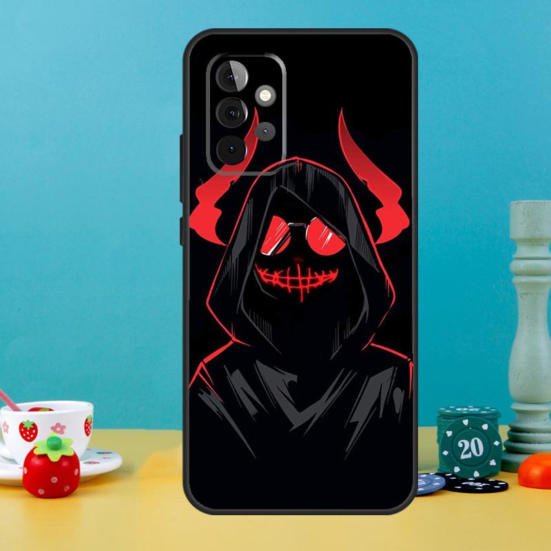 Чехол с аниме-персонажем 'Плохой парень Дьявол' для Samsung Galaxy A35 A26 A16 A05 A55 A15 A32 A12 A22 A52 A54 A34 A14 A56 A36 A13 A53
