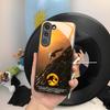 Jurassic Park Dinosaur Phone Case For Samsung Galaxy S26 S25 S24 S23 S22 S20 S21 Ultra Plus Edge Fe Colored Silver Cover