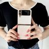 Для Samsung Galaxy Z Flip 4 3 5g чехол с блестящим покрытием, градиент, красочный, складной, противоударный, защита, жесткая задняя крышка, аксессуары