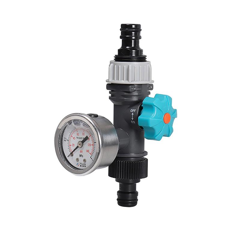 Pressure Regulator G3/4'' Adjustable Water Pressure Regulator Valve With Pressure Gauge Greenhouse Garden Irrigation Controller