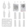 Handicraft Jewelry DIY Silicone Mold Earring Pendant Making Mold Eye Screw Accessory Set