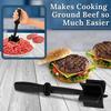 Meat Chopper Heat Resistant Meat Spatula Chopper Effortlessly Handheld Salad Smasher for Home Kitchen
