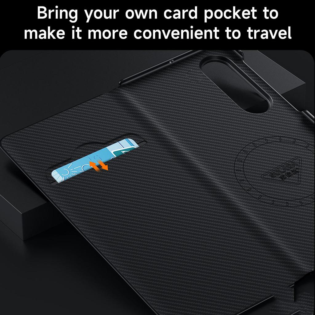 SULADA For Samsung Galaxy Z Fold4 5G Case Card Holder Leather Phone Cover