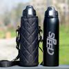 1000ml/750ml Double Stainless Steel Sport Thermos Mug With Bag Coffee Tea Vacuum Flask Travel Mug Climbing Thermal Water Bottle