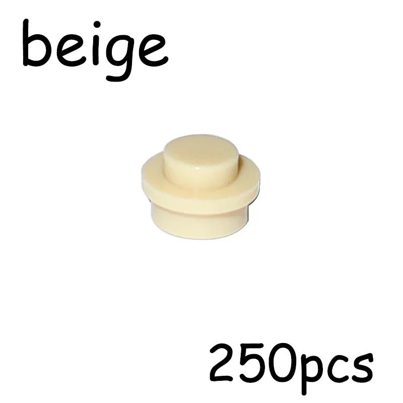 Non-Toxic 250Pcs 4073 6141 Plate Round 1X1 Dot Moc Assemble Particles Diy Building Blocks 1*1 Figures Lamp Bricks Educational Toy For Kids