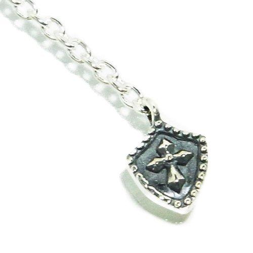 Синдзюку Гиннокура Цепочка Крест Щит Серьги Кафф Крест Встряхивание Серебро 925 (1P) Мужской