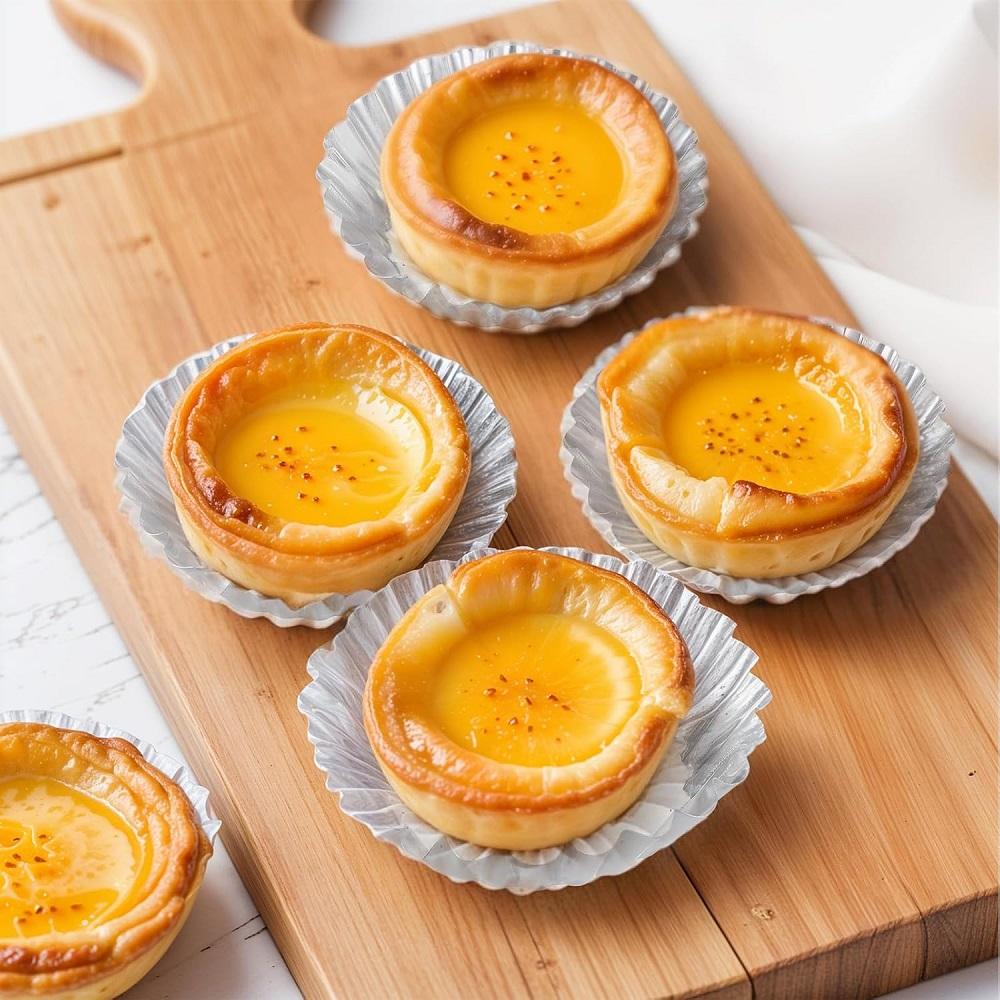 100Pcs Mini Egg Molds Tiny Pie Tartlets Dessert Muffin Cupcake Pans Tin Egg Mold Bakeware