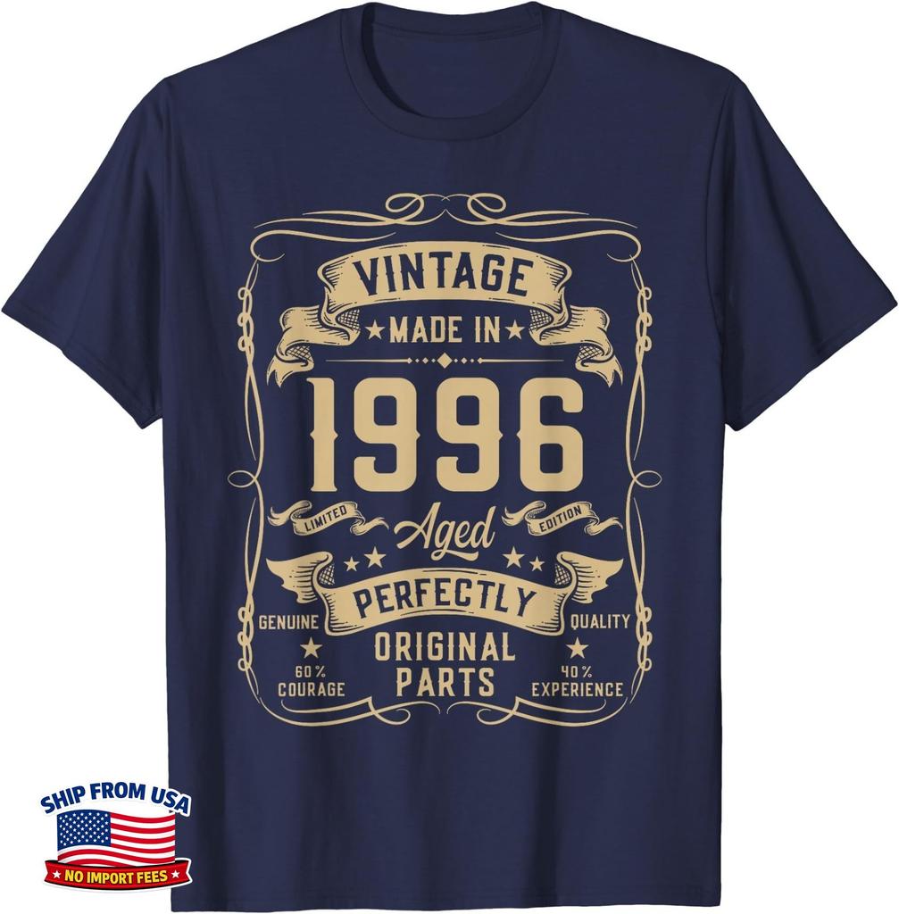 Vintage 1996 30yr 30th Birthday Gifts for Men 30 Years Old T-Shirt