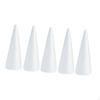 5x пенопластовых конусов для рождественской елки из белого полистирола