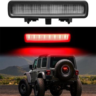 Светодиодный 3-й стоп-сигнал для Jeep Wrangler Jl 2018-2024 Задний дополнительный стоп-сигнал Тормозная лампа Затемненный рассеиватель