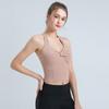 Противоударное спортивное нижнее белье для фитнеса для девочек, закрывающее пороки груди, формирующее бюстгальтер для йоги, тонкие дышащие майки для внешнего ношения