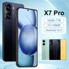 Android-смартфон X7 Pro: Ультрабольшой экран 7,3 дюйма, 16+1 ТБ, Международная версия.