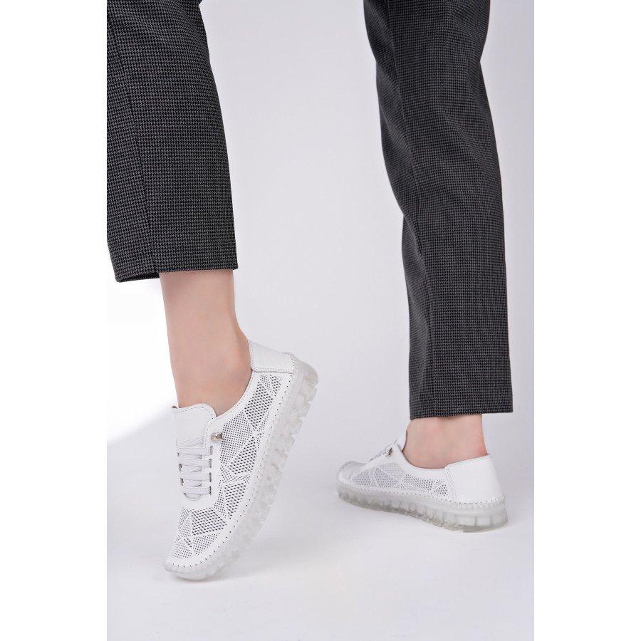 Женская повседневная спортивная обувь из натуральной кожи с гелевой подошвой