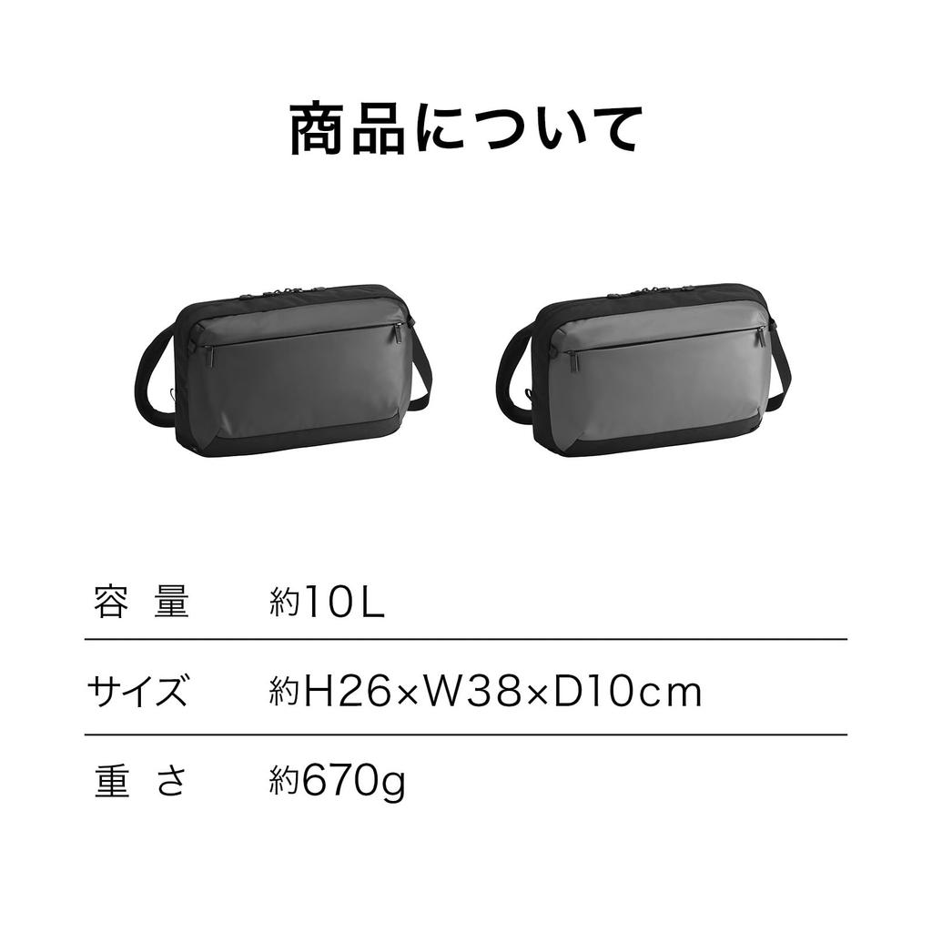 Сумка через плечо Ace Gene Lagurentis, формат A4, отделение для ПК 13,3 дюйма, 10 л, 670 г, Нет. 68796