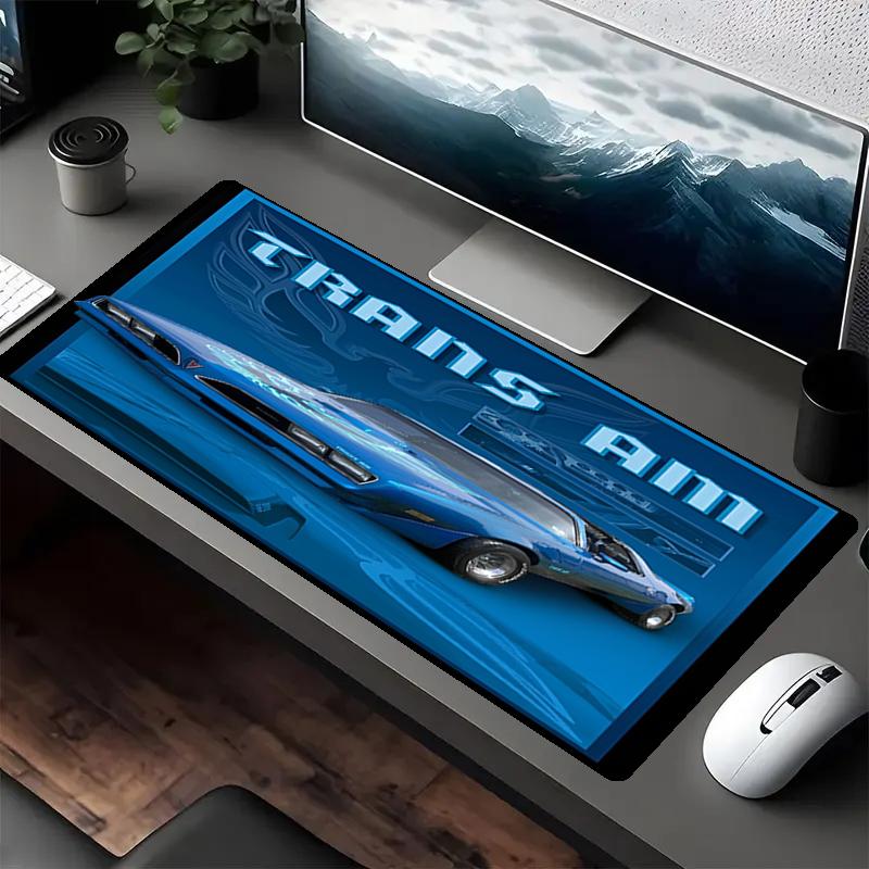 Pontiac Theme Mouse Pad, Non Slip Rubber Base, Multifunctional Office & Home Decor, Perfect for Workspace Personalization.